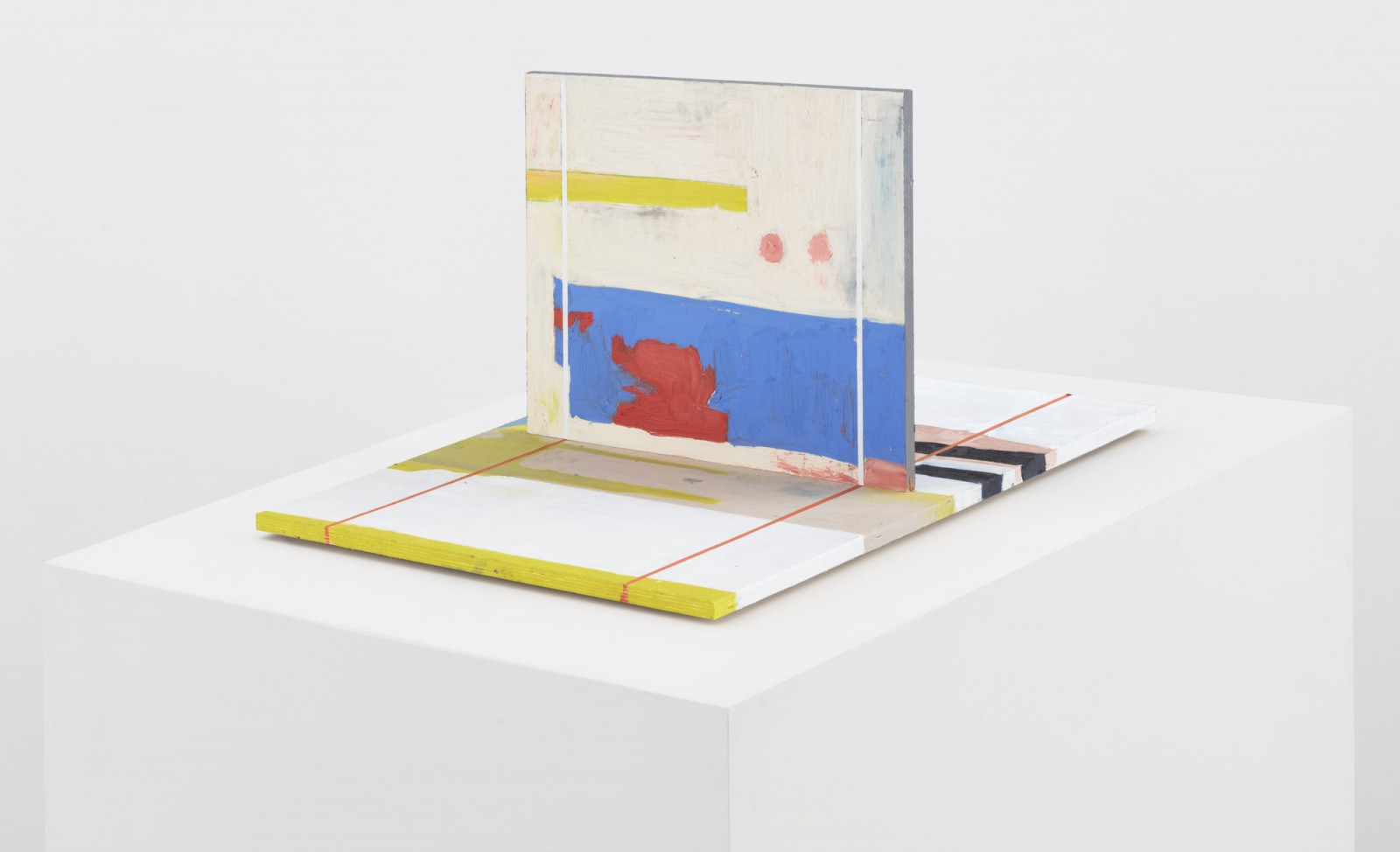 websize 4. Harold Ancart Untitled handball court maquette 2017 Side one of two