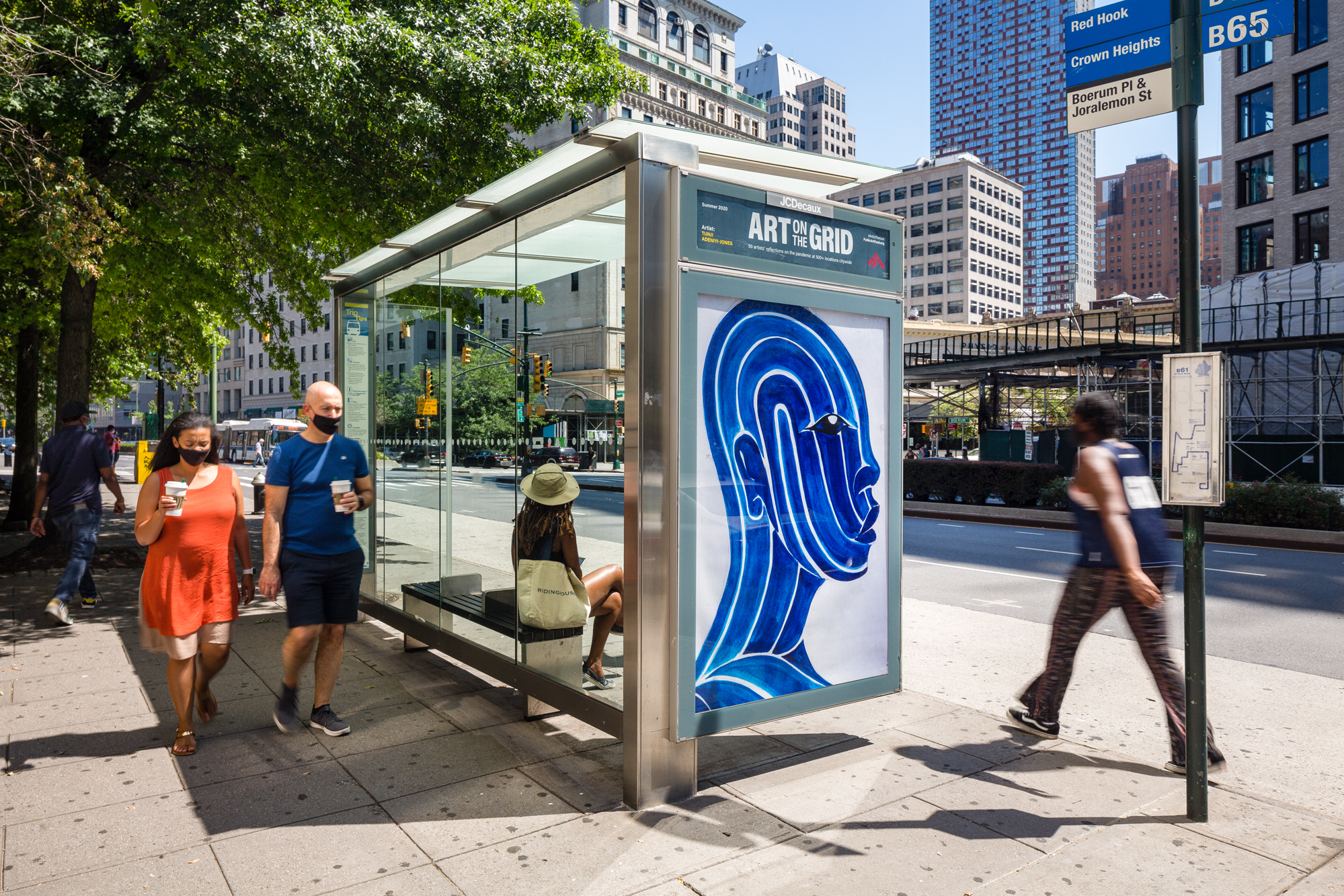 Tunji Adeniyi-Jones, “Blue Sovereign,” 2020