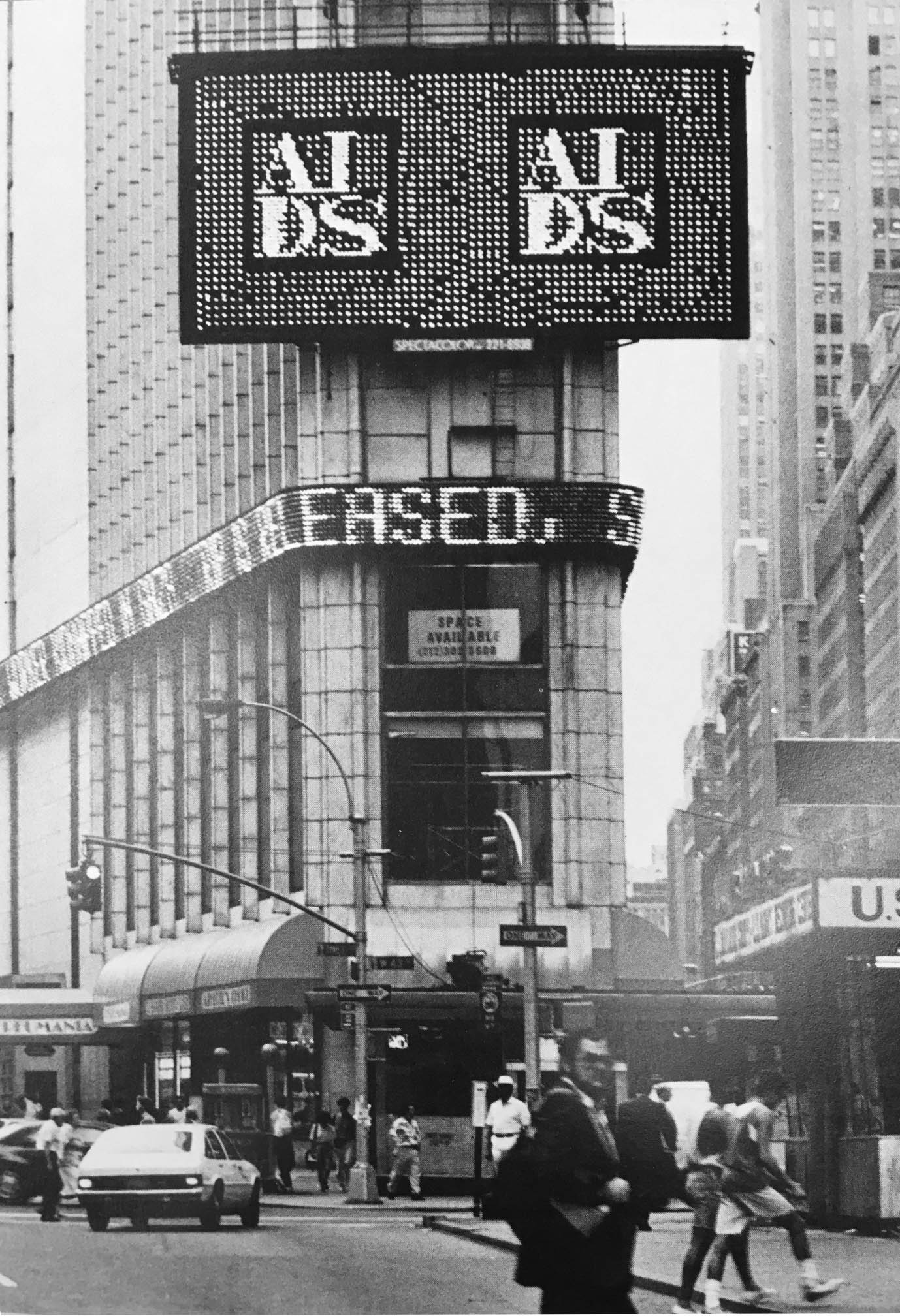 General Idea AIDS Billboard Times Square 1