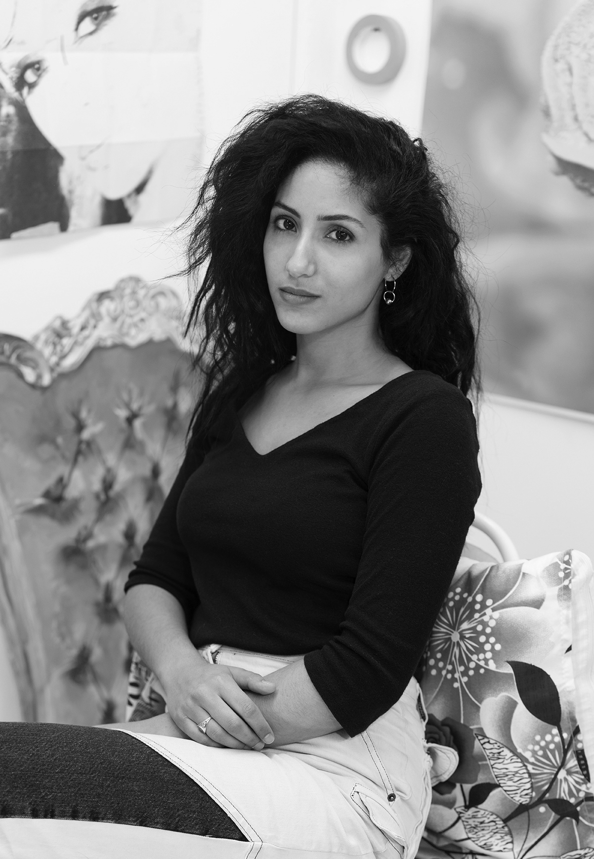 portrait of artist Farah Al Qasimi