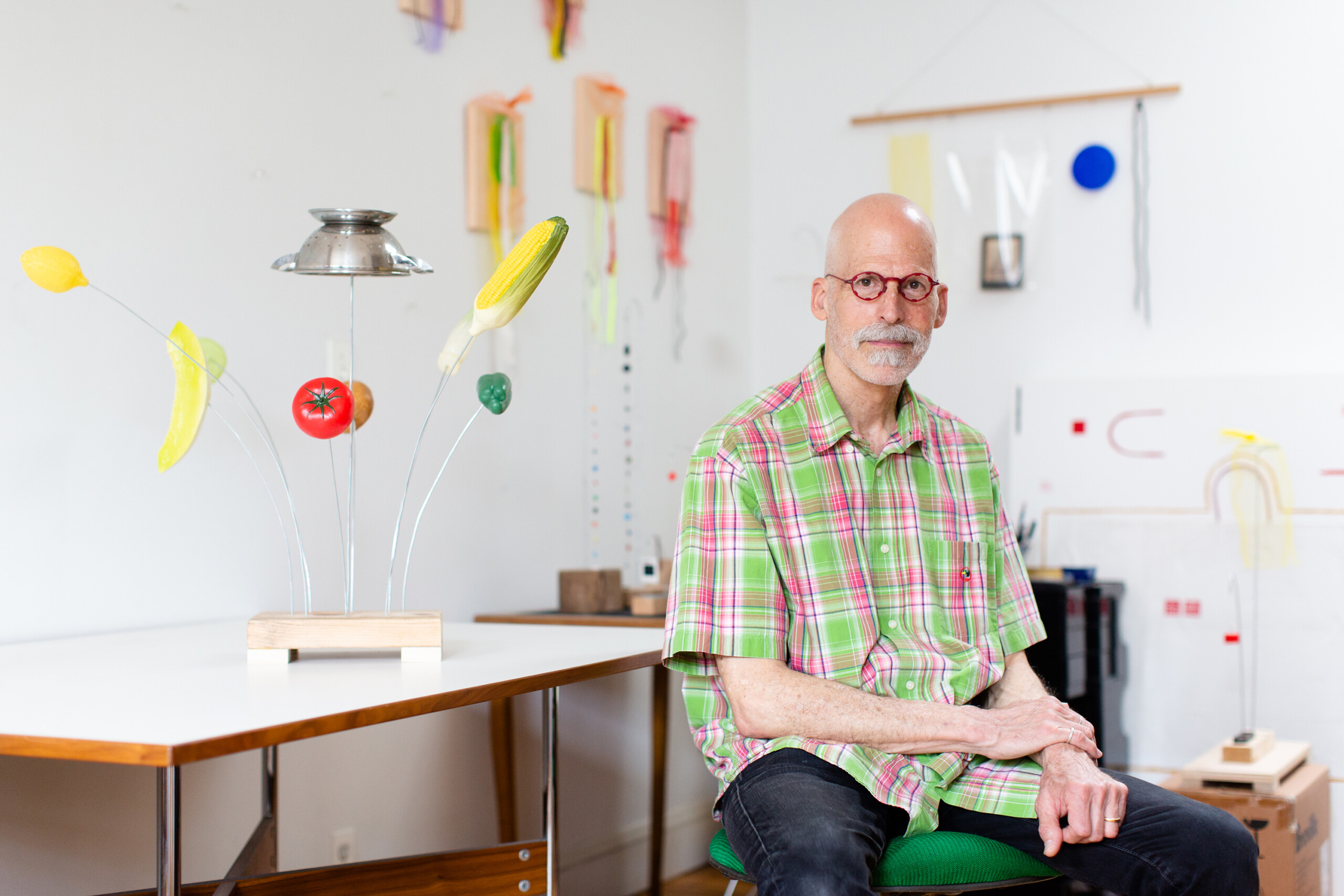 portrait of the artist B. Kurtz